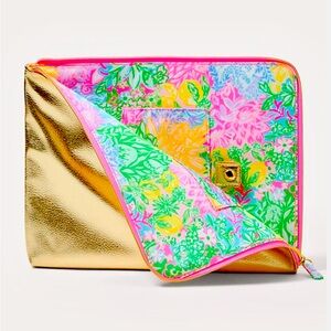 NWT Lilly Pulitzer travel organizer Multi Bright Delight Patch Accessories.